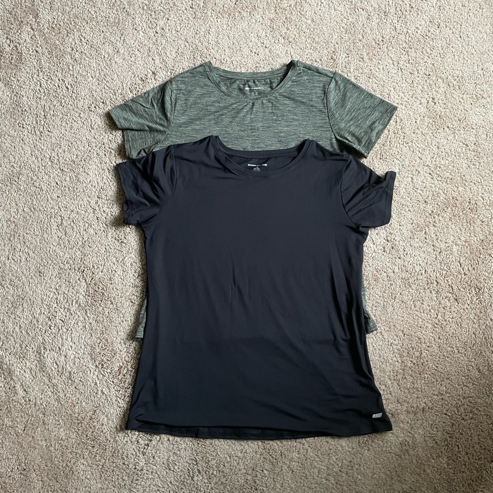 Amazon Tech Stretch Short-Sleeve Crewneck T-Shirt (2 pack)